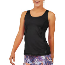 Load image into Gallery viewer, Sofibella UV Colors X Womens Tennis Tank Top - Black/XL
- 1