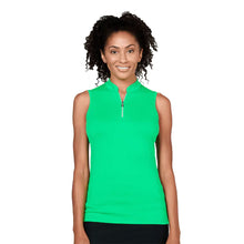 Load image into Gallery viewer, Sofibella Golf Colors Sleeveless Womens Golf Polo - Sprout/2X
- 5