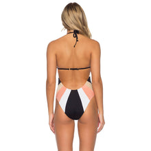 Load image into Gallery viewer, Isabella Rose Plunge Halter 1pc Womens Swimsuit
- 2