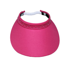 Load image into Gallery viewer, Glove It Crystal Bling Coil Womens Visor
- 5