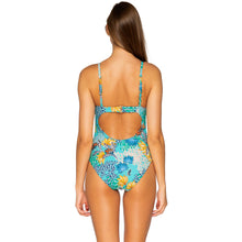 Load image into Gallery viewer, Sunsets Tidepool Aqua Reef 1PC Womens Swimsuit
- 2