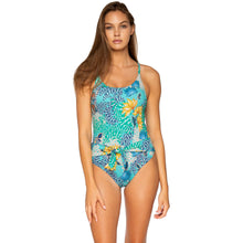 Load image into Gallery viewer, Sunsets Tidepool Aqua Reef 1PC Womens Swimsuit - Aqua Reef/XL
- 1