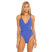 Load image into Gallery viewer, Isabella Rose Queensland High Leg 1PC Wmn Swimsuit - Blue/L
- 1