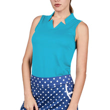 Load image into Gallery viewer, Sofibella Golf Colors Sleeveless Womens Golf Shirt - Surfer/2X
- 11