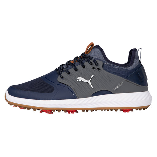 Puma Ignite PWRAdapt Caged Mens Golf Shoes - 11.5/PEACOAT/SHDE 04/2E WIDE