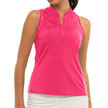 Load image into Gallery viewer, Lucky in Love My Favorite Zip Womens Golf Tank Top - SHOCKNG PNK 645/XL
 - 11