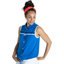 Load image into Gallery viewer, Kinona Cinch It and Sink It Womens Golf Top - BLUEBERY BL 228/L
- 1