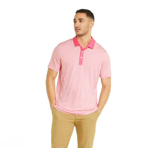 Puma Cloudspun Legend Mens Golf Polo - SUNSET PINK 21/XXL