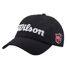 Load image into Gallery viewer, Wilson Pro Tour Mens Golf Hat - Black/White
- 1
