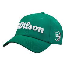 Load image into Gallery viewer, Wilson Pro Tour Mens Golf Hat - Green/White
- 3
