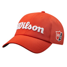 Load image into Gallery viewer, Wilson Pro Tour Mens Golf Hat - Orange/White
- 9