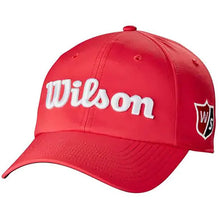 Load image into Gallery viewer, Wilson Pro Tour Mens Golf Hat - Red/White
- 11
