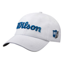 Load image into Gallery viewer, Wilson Pro Tour Mens Golf Hat - White/Navy
- 16