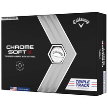 Load image into Gallery viewer, Callaway Chrome Soft X Golf Balls - Dozen - White Tt
- 2