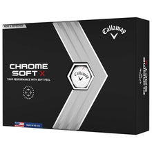 Load image into Gallery viewer, Callaway Chrome Soft X Golf Balls - Dozen - White
- 1