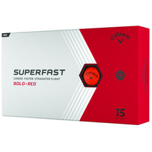 Load image into Gallery viewer, Callaway Superfast BOLD Golf Balls - 15 Pack - Red
- 1