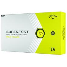 Load image into Gallery viewer, Callaway Superfast BOLD Golf Balls - 15 Pack - Yellow
- 3