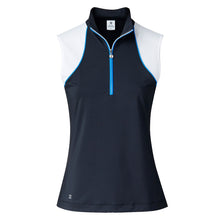 Load image into Gallery viewer, Daily Sports Maja Navy Womens Sleeveless Golf Polo
- 4