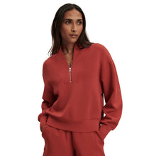 Load image into Gallery viewer, Varley Davidson Womens Half Zip Sweatshirt - Bossa Nova/L
- 9