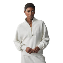 Load image into Gallery viewer, Varley Davidson Womens Half Zip Sweatshirt - Ivory Marl/L
- 17