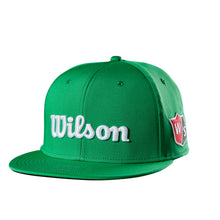 Load image into Gallery viewer, Wilson Tour Flat Brim Mens Golf Hat - Green/One Size
- 2