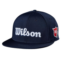 Load image into Gallery viewer, Wilson Tour Flat Brim Mens Golf Hat - Navy/One Size
- 3