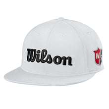 Load image into Gallery viewer, Wilson Tour Flat Brim Mens Golf Hat - White/One Size
- 5