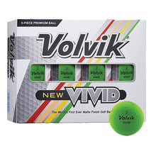 Load image into Gallery viewer, Volvik Vivid Golf Balls 12-Pack - Green
- 2