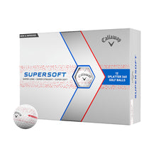 Load image into Gallery viewer, Callaway Supersoft Golf Balls - Dozen 2024 - Red Splatter
- 2