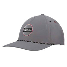 Load image into Gallery viewer, Titleist Boardwalk Rope Mens Golf Hat - Charcoal/Crimsn/One Size
- 3