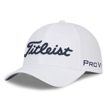 Load image into Gallery viewer, Titleist Tour Elite Mens Golf Hat - White/Navy/L/XL
- 7