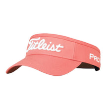 Load image into Gallery viewer, Titleist Tour Perf Staff Collection Mns Golf Visor - Coral/White/One Size
- 3