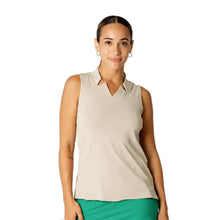 Load image into Gallery viewer, Sofibella Golf Colors Sleeveless Womens Golf Shrt - Tan/2X
- 12