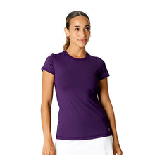 Load image into Gallery viewer, Sofibella UV Colors SS Wmns Tennis Shirt - Plum/2X
- 9