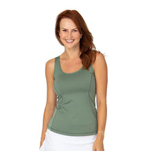 Load image into Gallery viewer, Sofibella UV Colors X Womens Tennis Tank - Army/XL
- 5