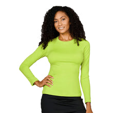 Load image into Gallery viewer, Sofibella UV Colors Womens LS Tennis Shirt - Teddy/2X
- 35