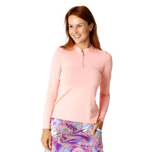 Load image into Gallery viewer, Sofibella Womens 1/4 Zip Golf Shirt - Bubble/2X
- 3