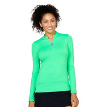 Load image into Gallery viewer, Sofibella Womens 1/4 Zip Golf Shirt - Sprout/2X
- 19