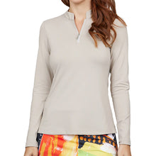 Load image into Gallery viewer, Sofibella Womens 1/4 Zip Golf Shirt - Tan/2X
- 23