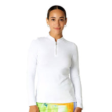 Load image into Gallery viewer, Sofibella Womens 1/4 Zip Golf Shirt - White/2X
- 2