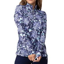 Load image into Gallery viewer, Sofibella Long Sleeve UV Feather Wmns Golf 1/4 Zip - Aqua Marine/2X
- 5