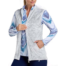 Load image into Gallery viewer, Sofibella Crushed Velvet Womens Golf Vest - Stone/XL
- 5