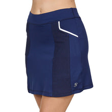 Load image into Gallery viewer, Sofibella 17 in UV Staples Womens Golf Skort - Navy/2X
- 4