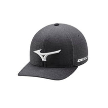 Load image into Gallery viewer, Mizuno Tour Delta Fitted Golf Hat - Hthr Charcoal/L/XL
- 2
