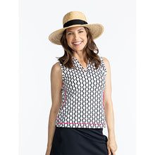 Load image into Gallery viewer, Kinona Bogey Round Womens Sleeveless Golf Polo - SPIRAL FLRL 953/L
- 1