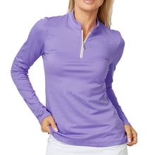 Load image into Gallery viewer, Sofibella Womens 1/4 Zip Golf Shirt 1 - Amethyst/2X
- 1