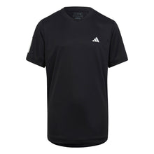 Load image into Gallery viewer, Adidas Club 3-Stripes Boys Tennis Shirt - Black/XL
- 1