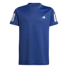 Load image into Gallery viewer, Adidas Club 3-Stripes Boys Tennis Shirt - Dark Blue/XL
- 4