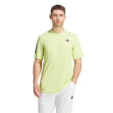 Load image into Gallery viewer, Adidas Club 3 Stripes Mens Tennis Shirt 1 - PULSE LIME 314/XXL
- 2