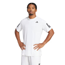 Load image into Gallery viewer, Adidas Club 3 Stripes Mens Tennis Shirt 1 - White/XXL
- 5